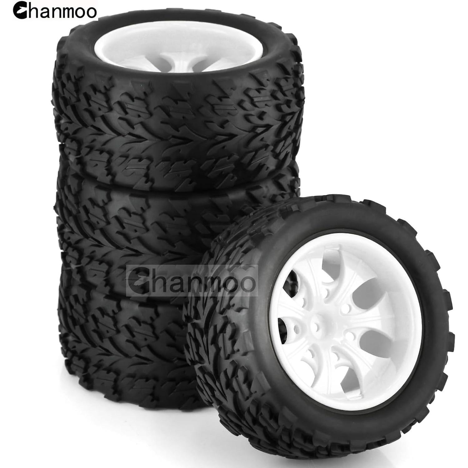 Neumáticos Off Road 1/10 Chanmoo para Camiones RC 4PCS