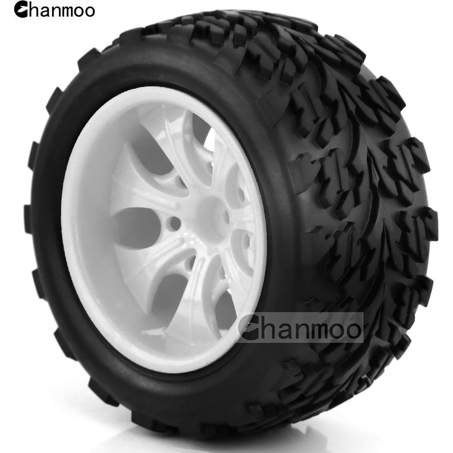 Neumáticos Off Road 1/10 Chanmoo para Camiones RC 4PCS