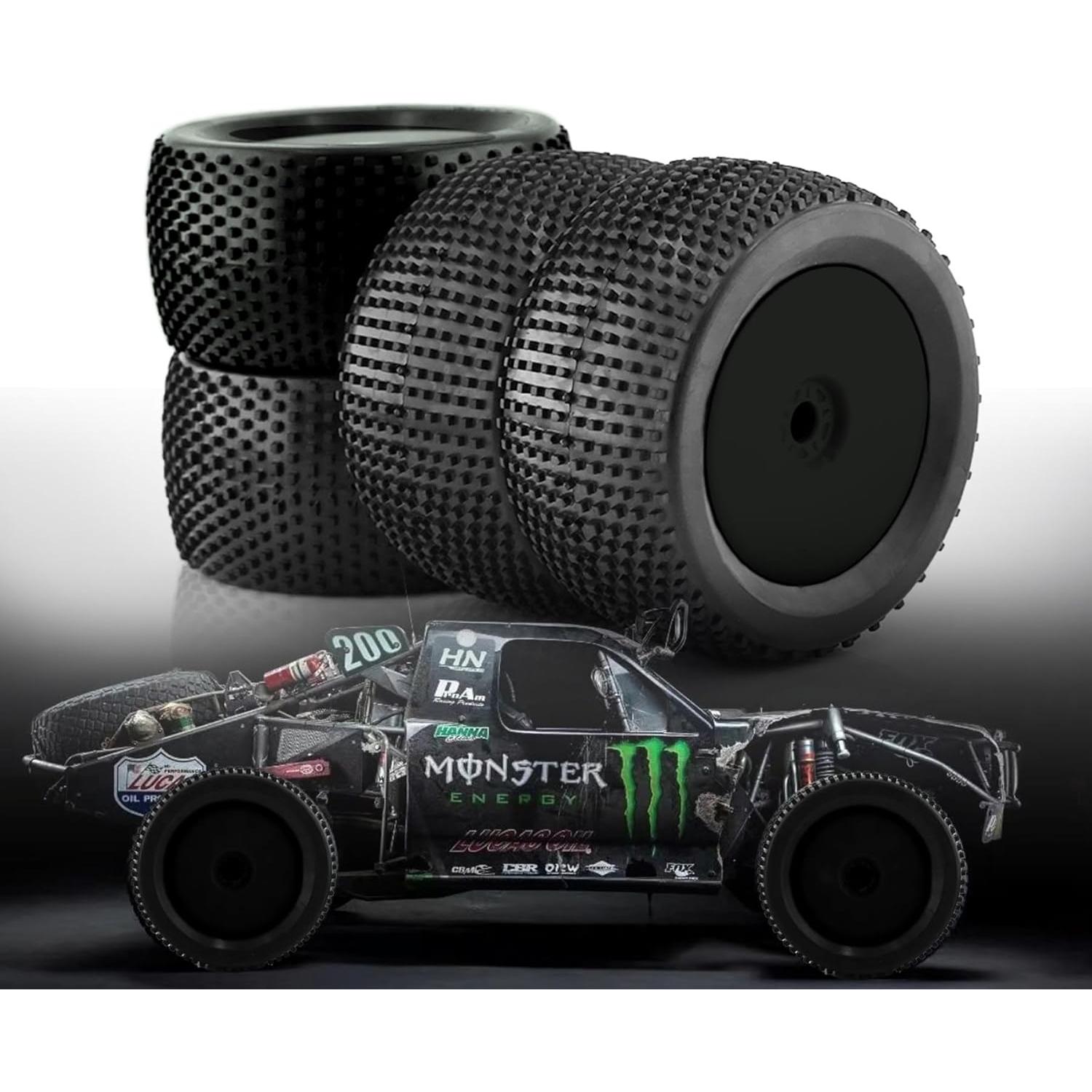 Neumáticos y Ruedas RC 1/8 Dantenron 140mm Off Road 4PCS