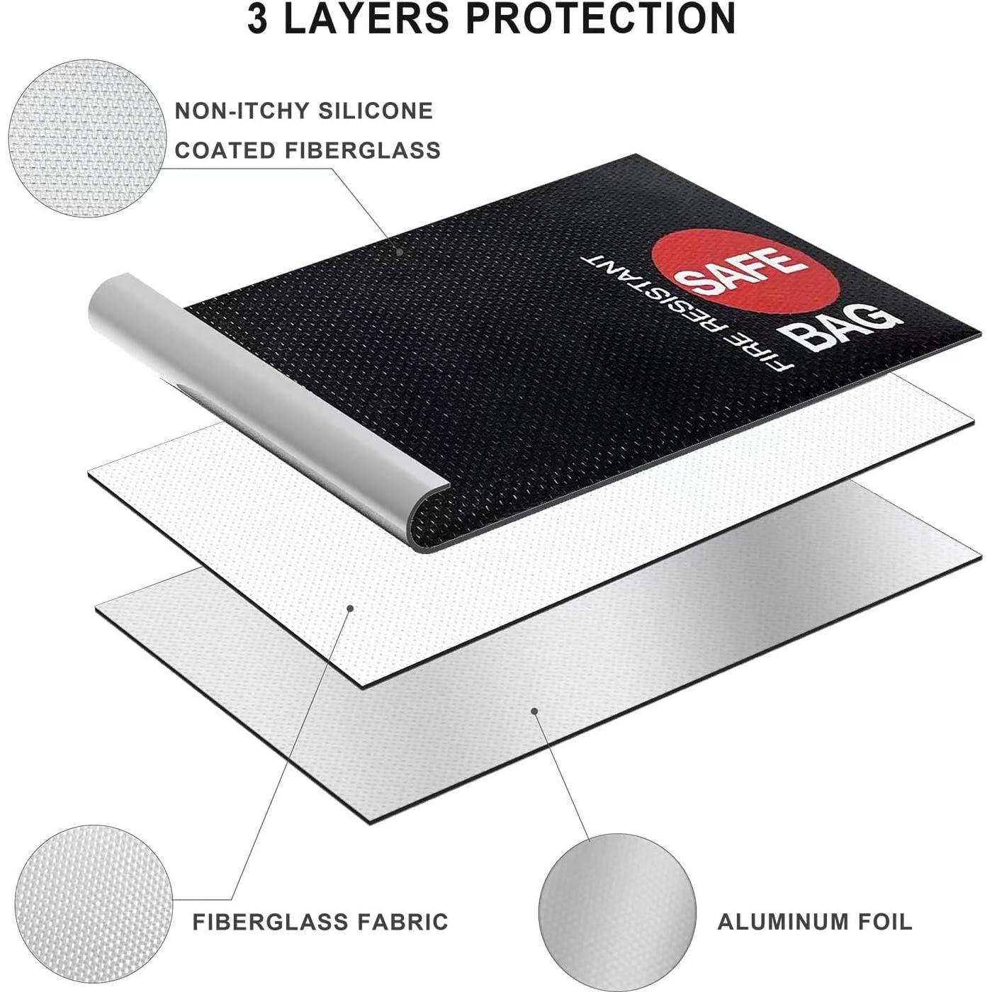 Bolsa de Dinero a Prueba de Fuego COLCASE 21x12 cm 2 Piezas