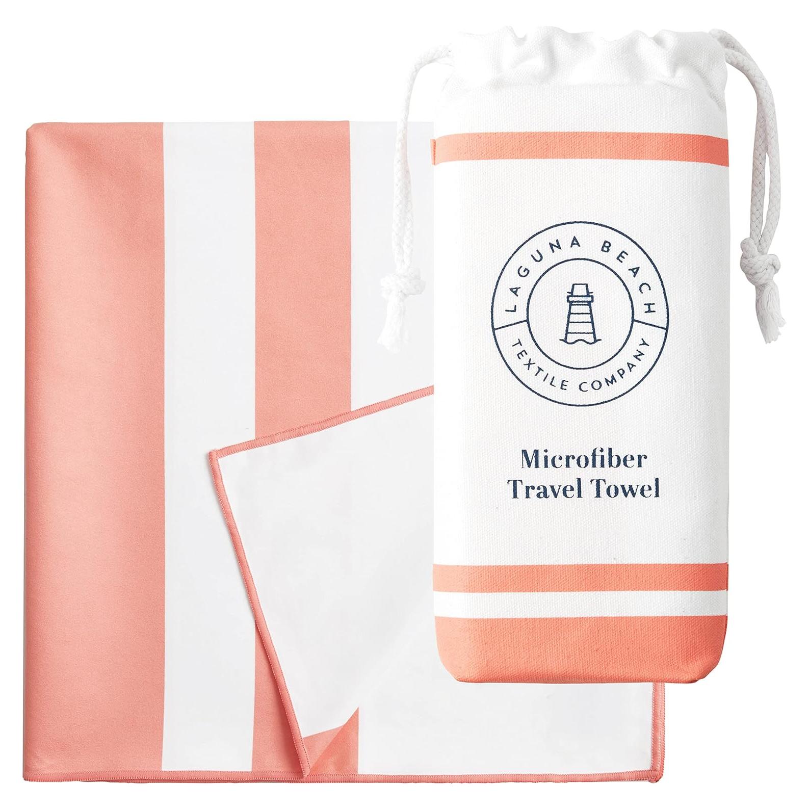 Toalla de Playa Microfibra Coral Laguna Beach 90x190 cm