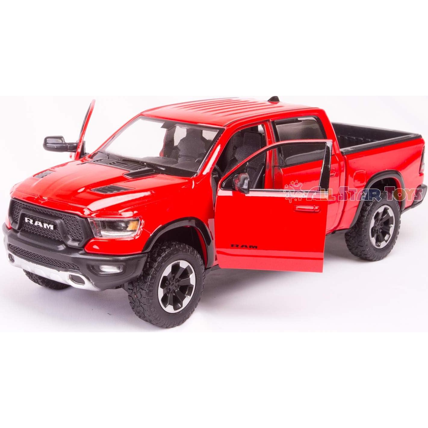 Modelo de Coche Diecast 2019 RAM 1500 Rebel Rojo 1/27 Motormax