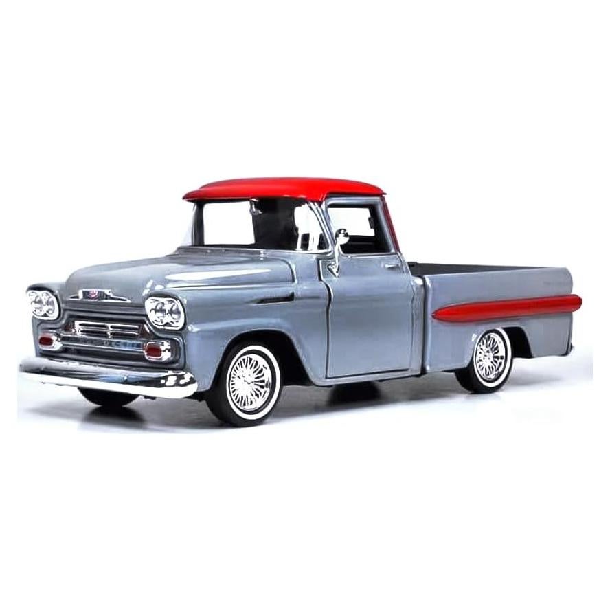 Camión Pickup Fleetside Apache 1958 Motormax 1/24 Diecast