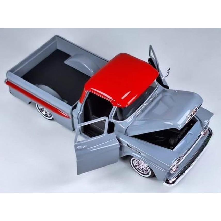 Camión Pickup Fleetside Apache 1958 Motormax 1/24 Diecast