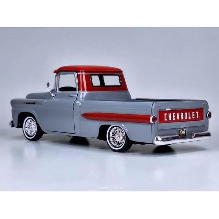 Camión Pickup Fleetside Apache 1958 Motormax 1/24 Diecast