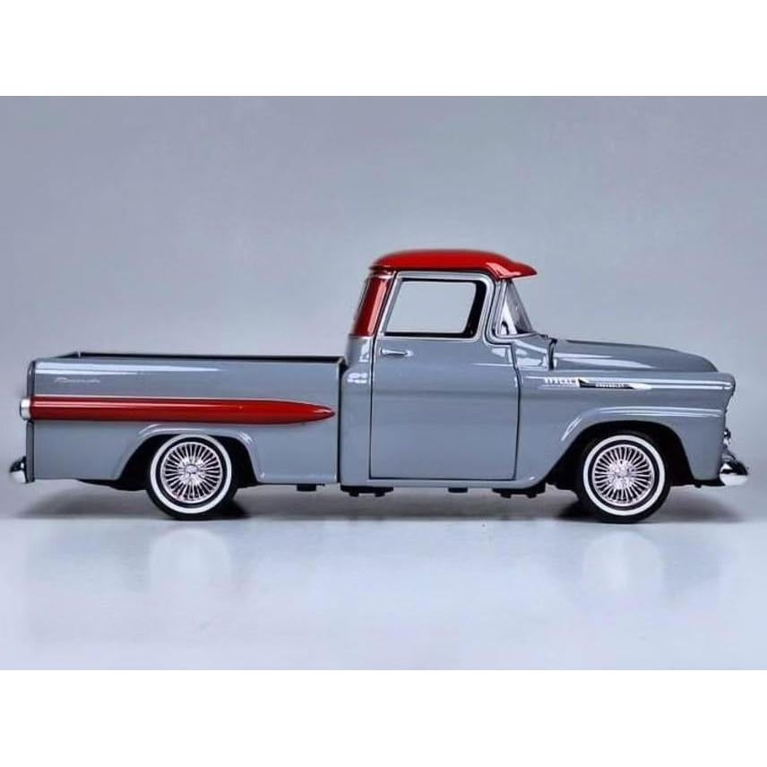 Camión Pickup Fleetside Apache 1958 Motormax 1/24 Diecast