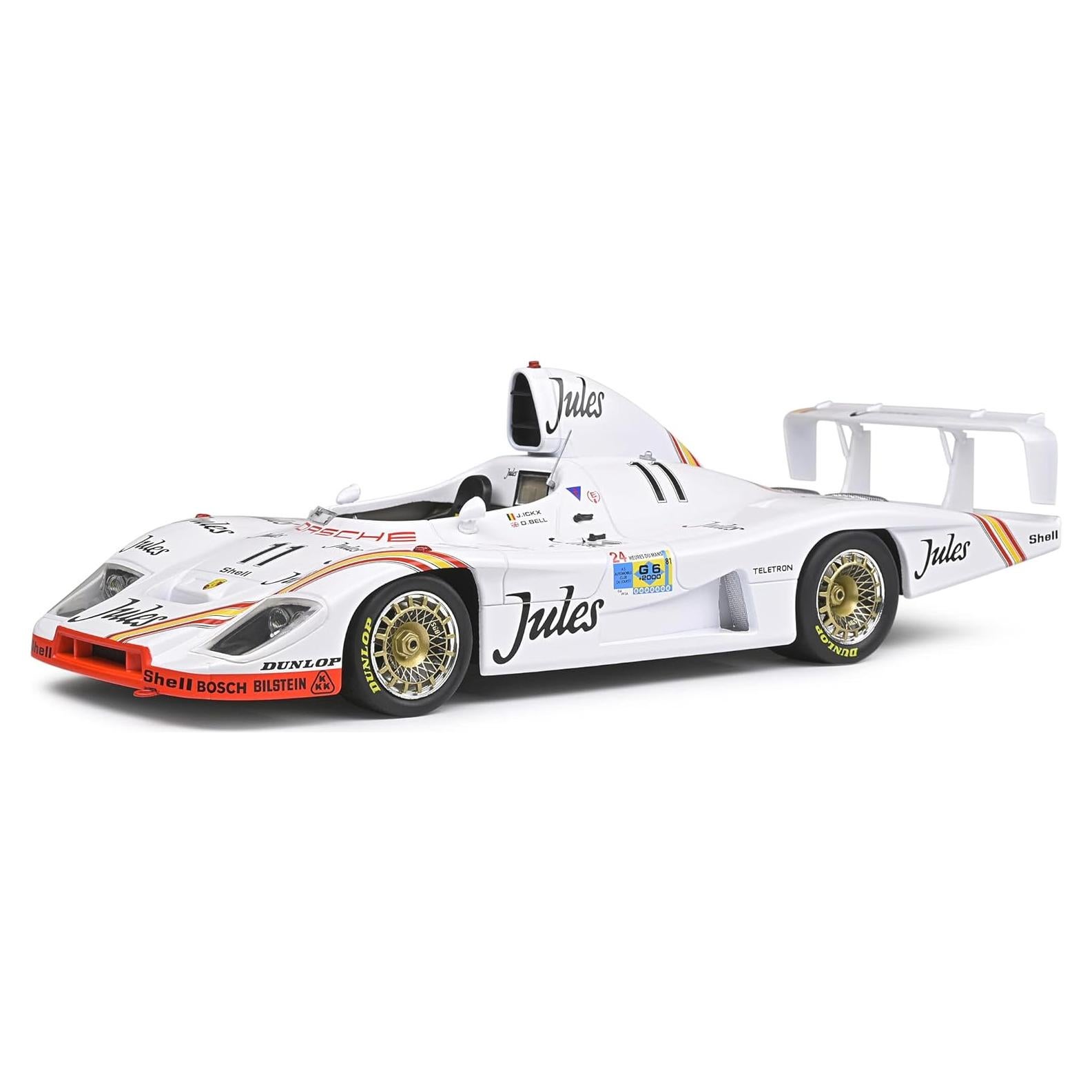 Modelo a Escala 1:18 Solido Porsche 936#11 24h Le Mans 1981