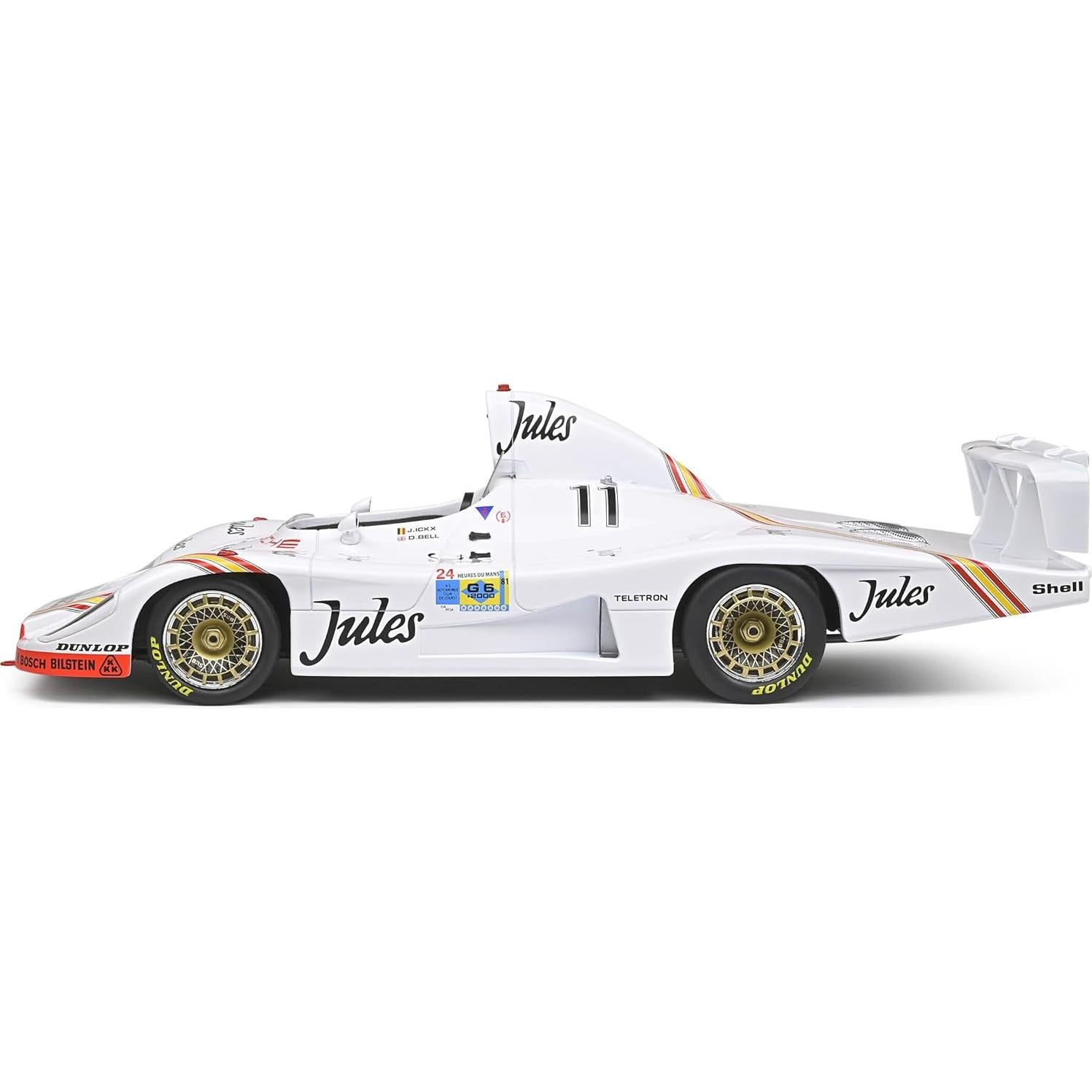 Modelo a Escala 1:18 Solido Porsche 936#11 24h Le Mans 1981