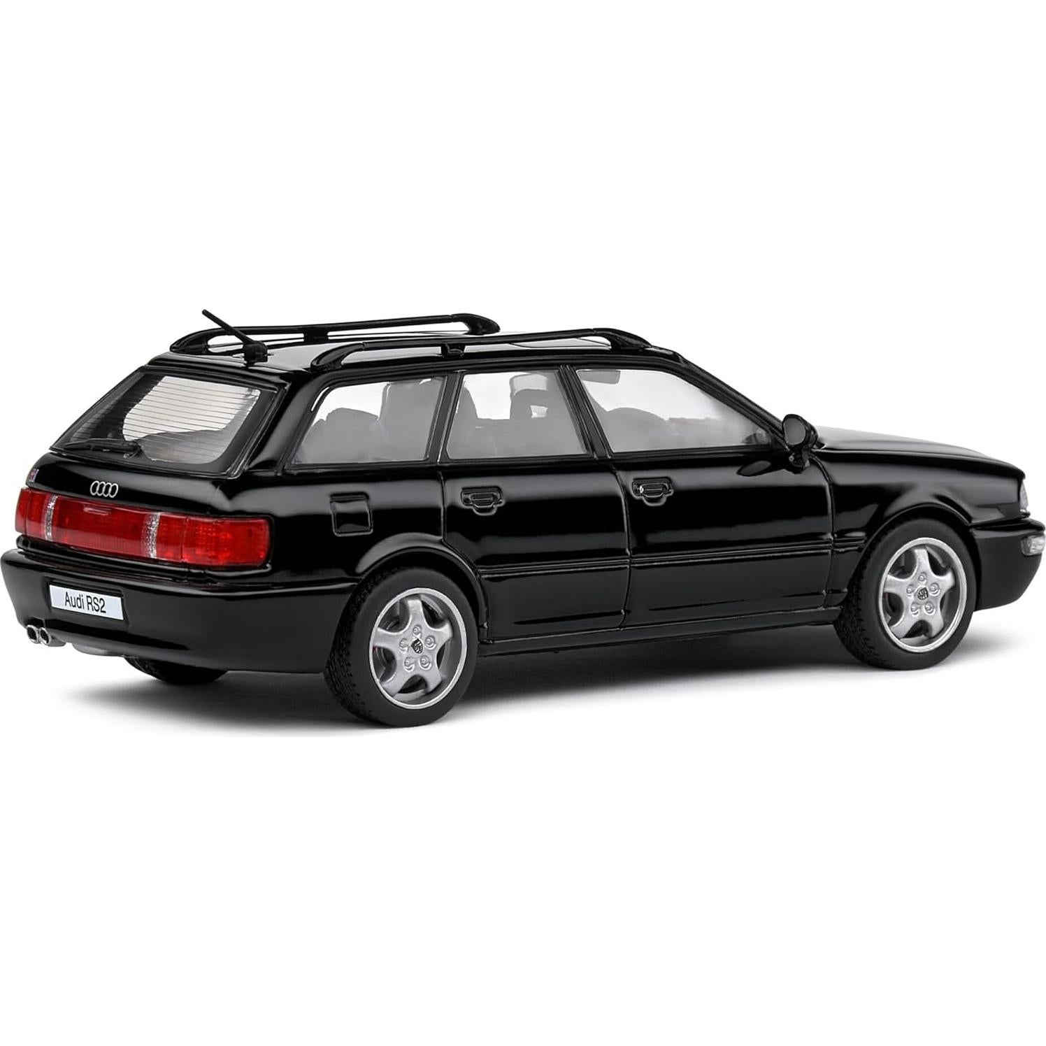 Modelo de Coche Diecast 1995 RS2 Negro Brillante Solido 1/43
