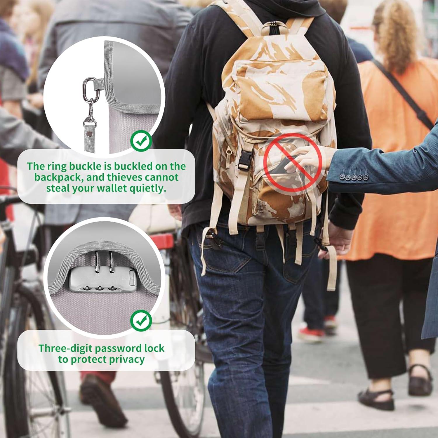 Bolsa de Dinero a Prueba de Fuego Tamfile 28x18 cm con Cerradura