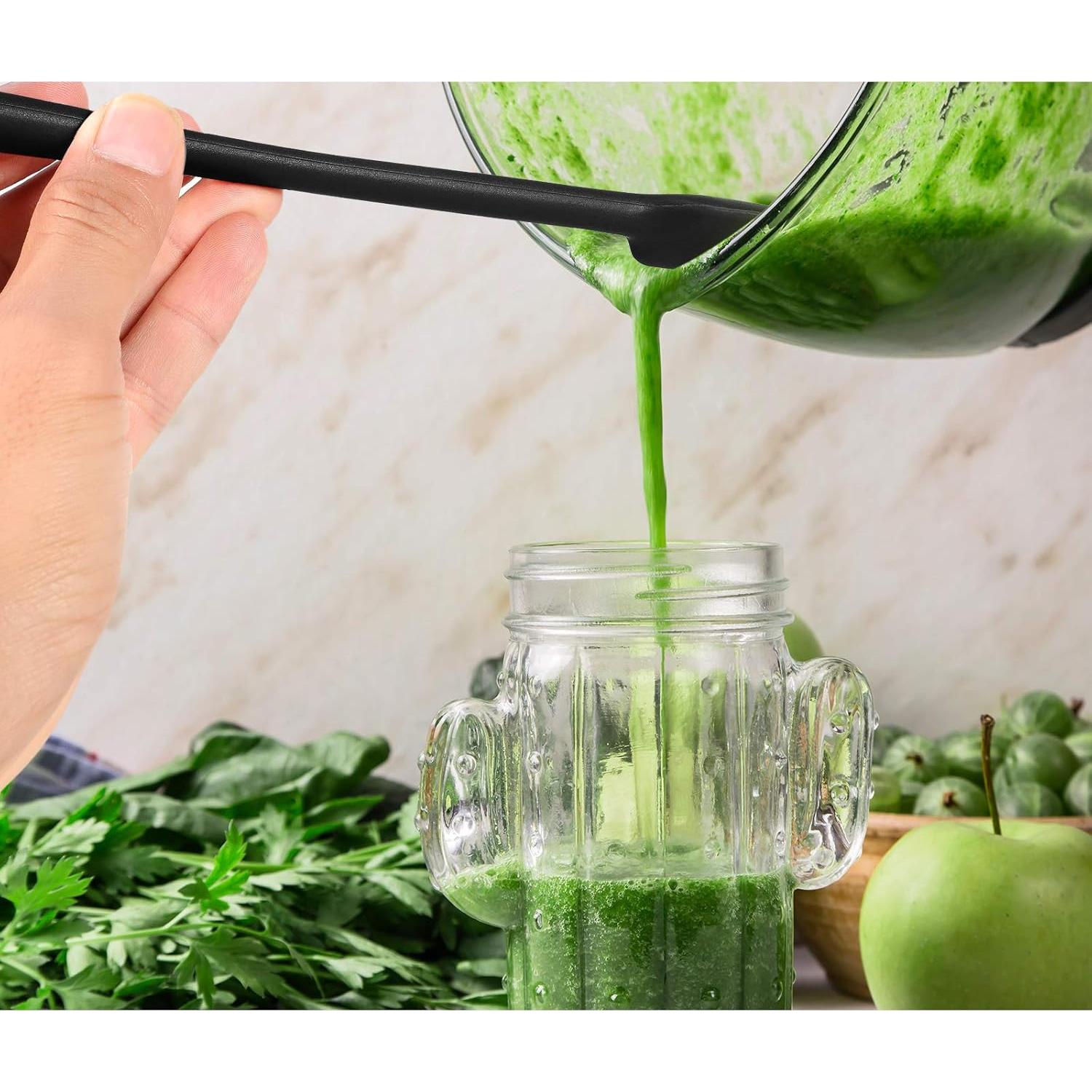 Espátula de Silicona Patelai 2 Piezas Mango Largo 28 cm