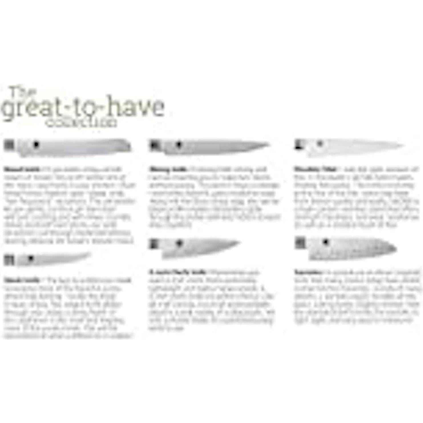 Conjunto de Cuchillos Shun Sora 3 Piezas con Bloque y Afilador