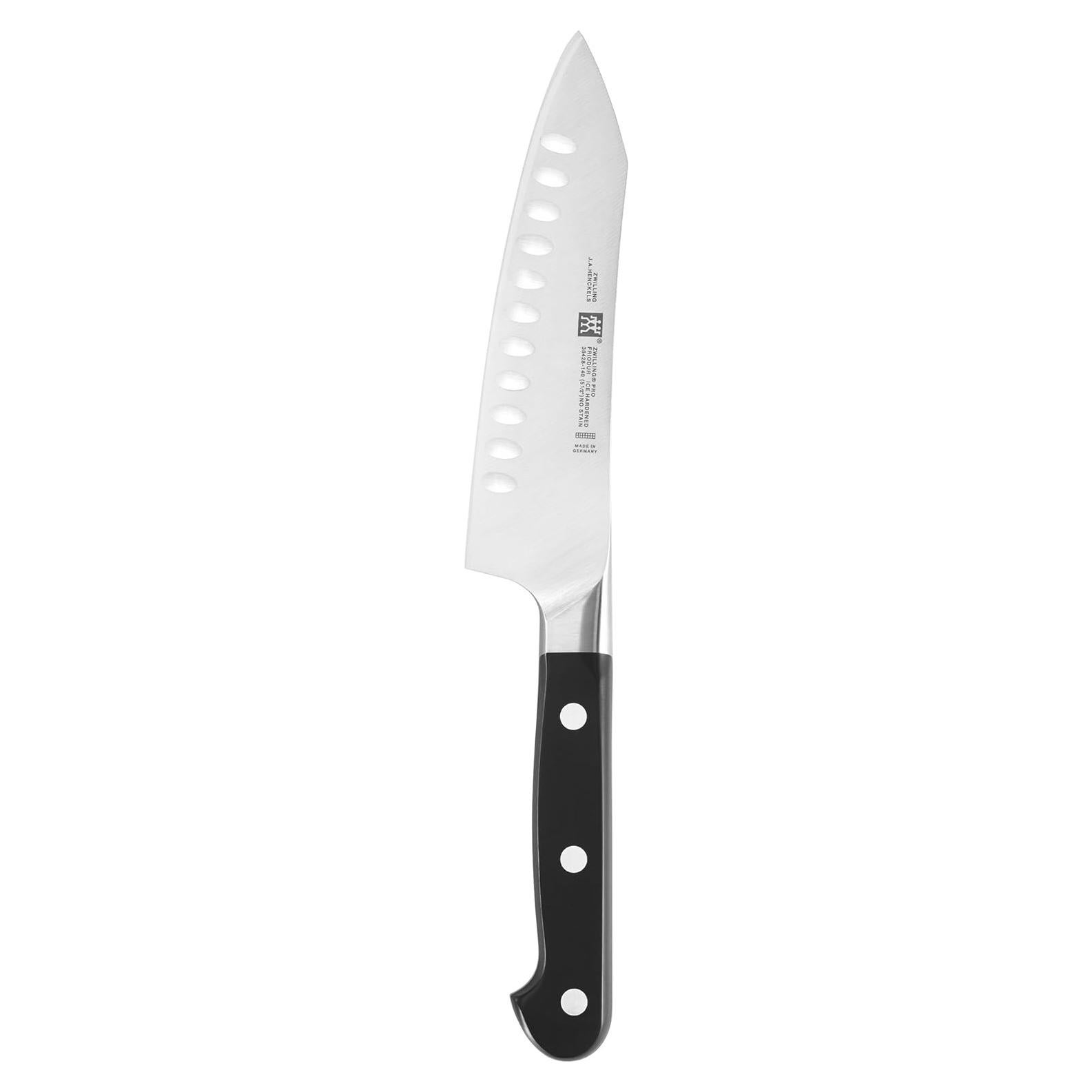 Cuchillo Santoku ZWILLING Pro 13.97 cm Borde Hueco Acero Inoxidable