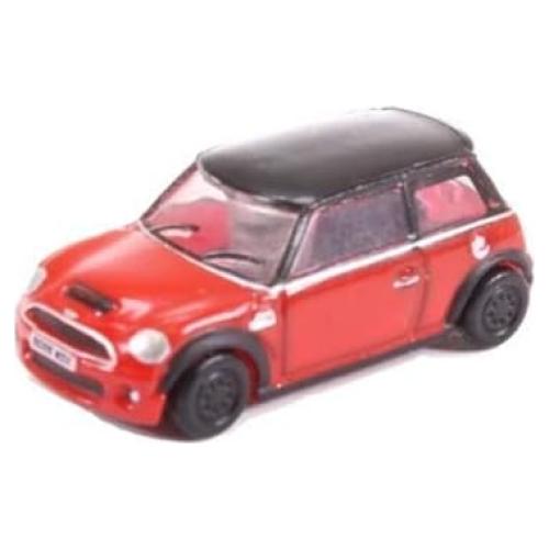 Miniatura Diecast Austin Mini Tartan Chili Red 1:148 Oxford