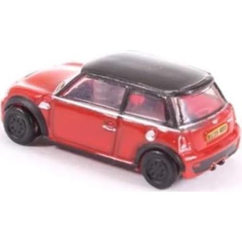 Miniatura Diecast Austin Mini Tartan Chili Red 1:148 Oxford