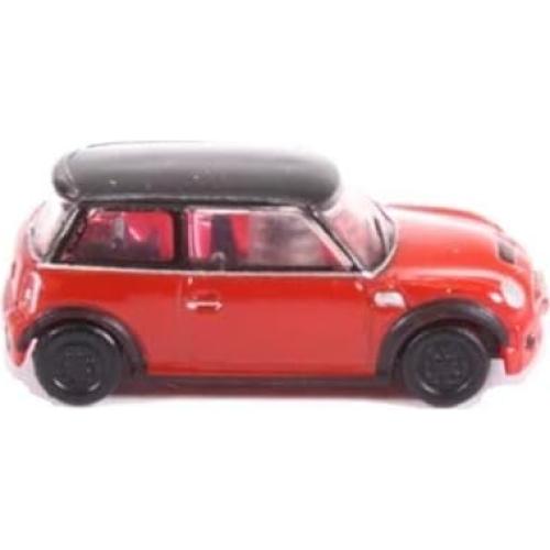 Miniatura Diecast Austin Mini Tartan Chili Red 1:148 Oxford