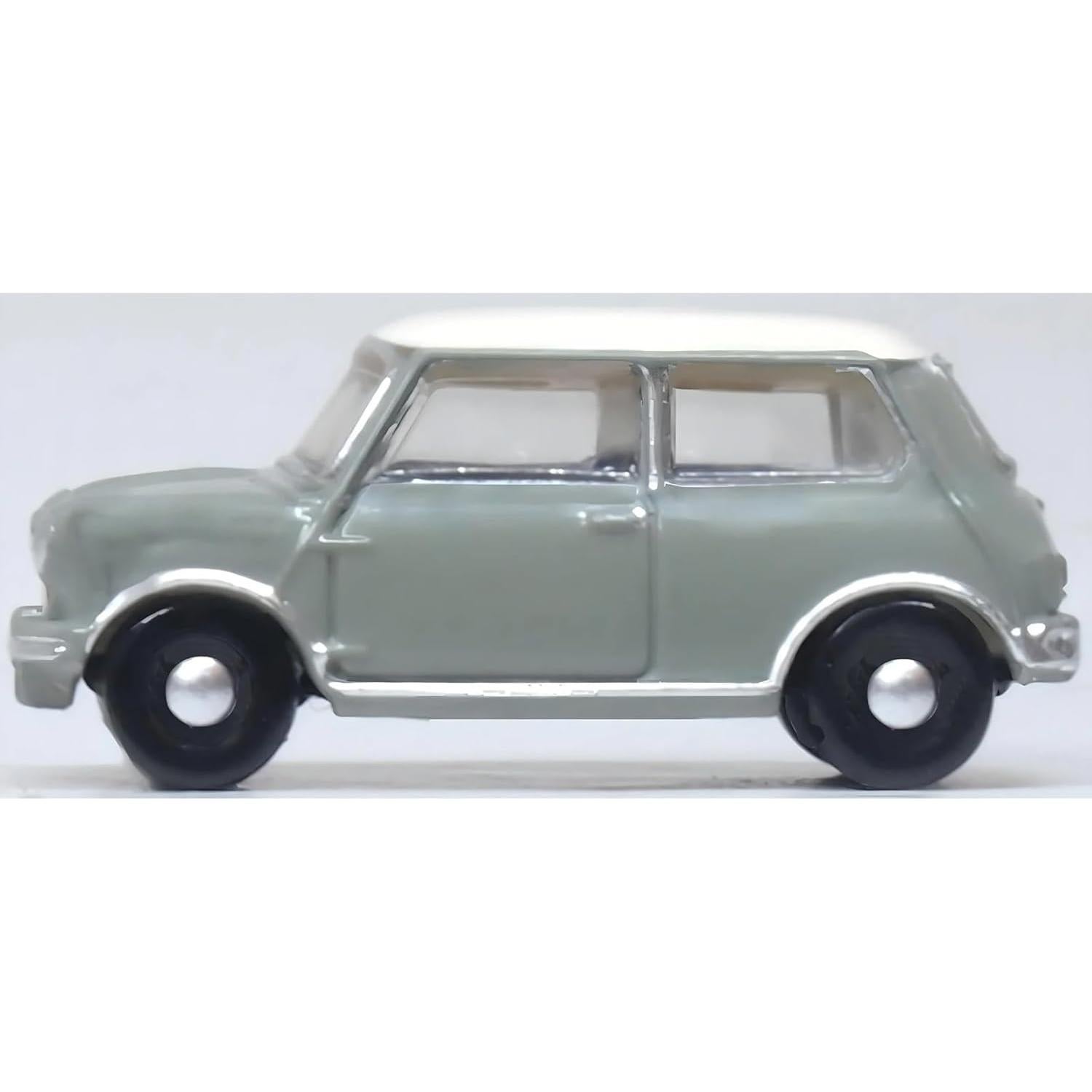 Mini Clásico Diecast Oxford NMN009 Tweed Gris Techo Crema