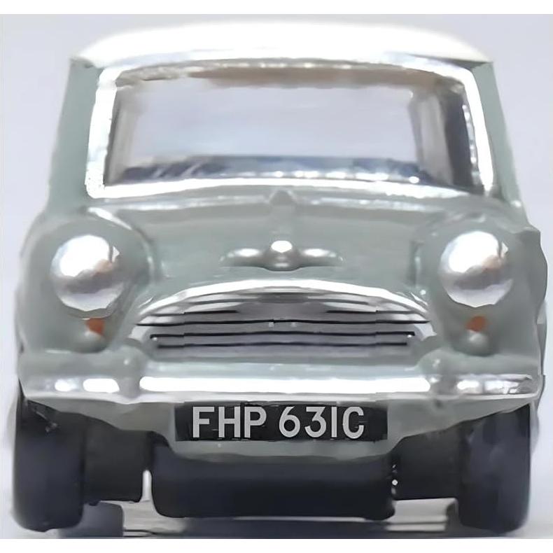 Mini Clásico Diecast Oxford NMN009 Tweed Gris Techo Crema
