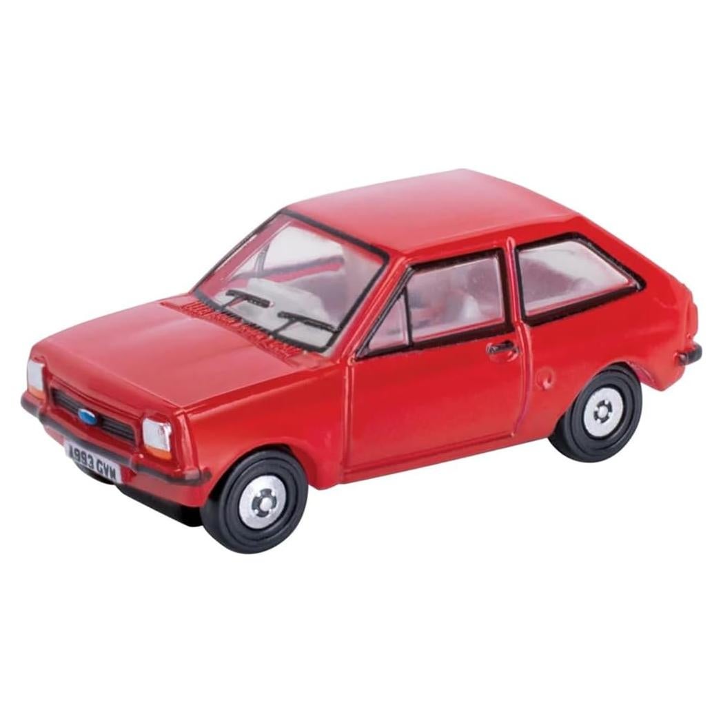 Modelo de Coche Fiesta Mk1 RHD Rojo Veneciano 1:148 Oxford
