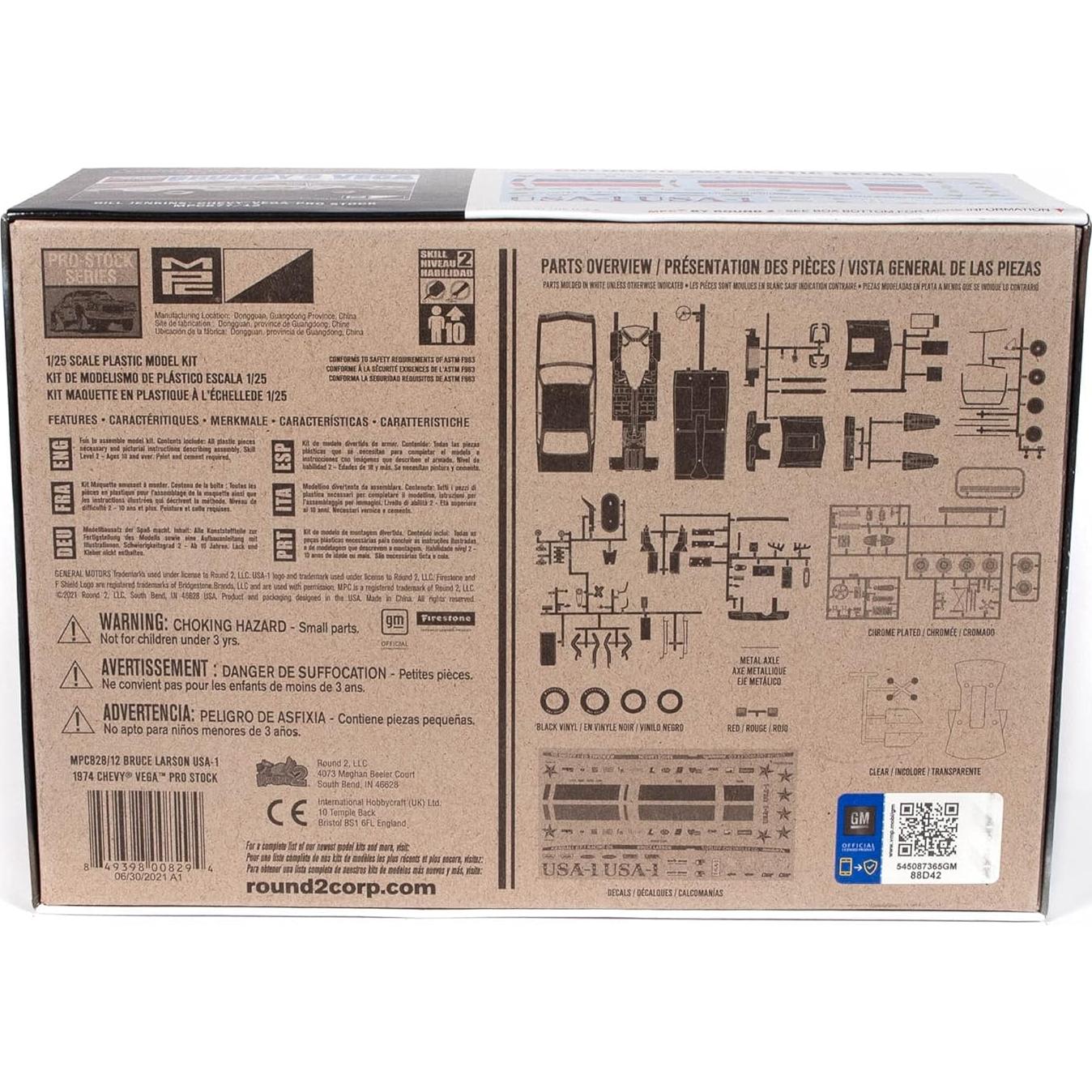 Kit de Modelo a Escala 1:25 MPC Bruce Larson USA-1 Vega