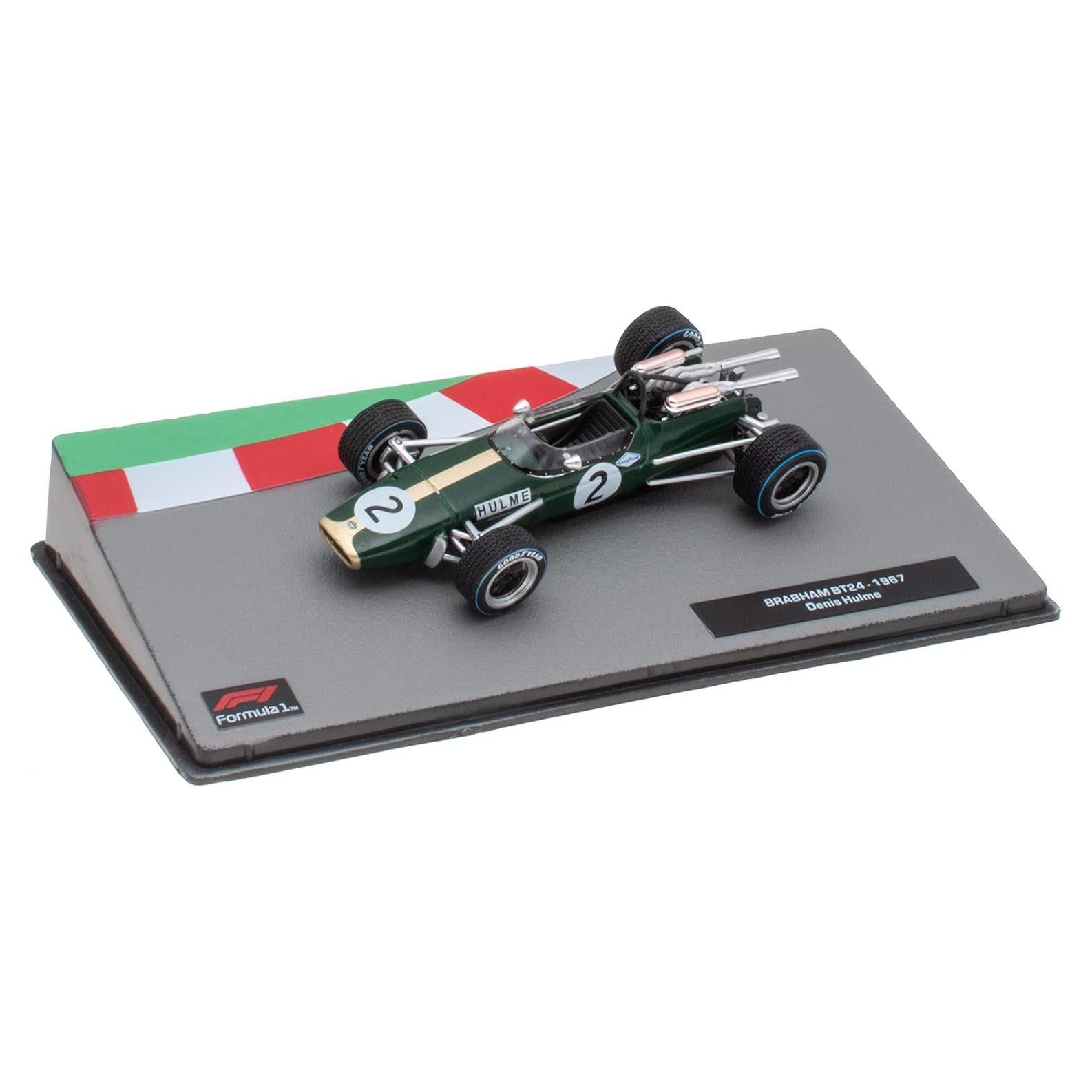 Coche en miniatura Fórmula 1 OPO 10 1/43 Brabham BT24 1967