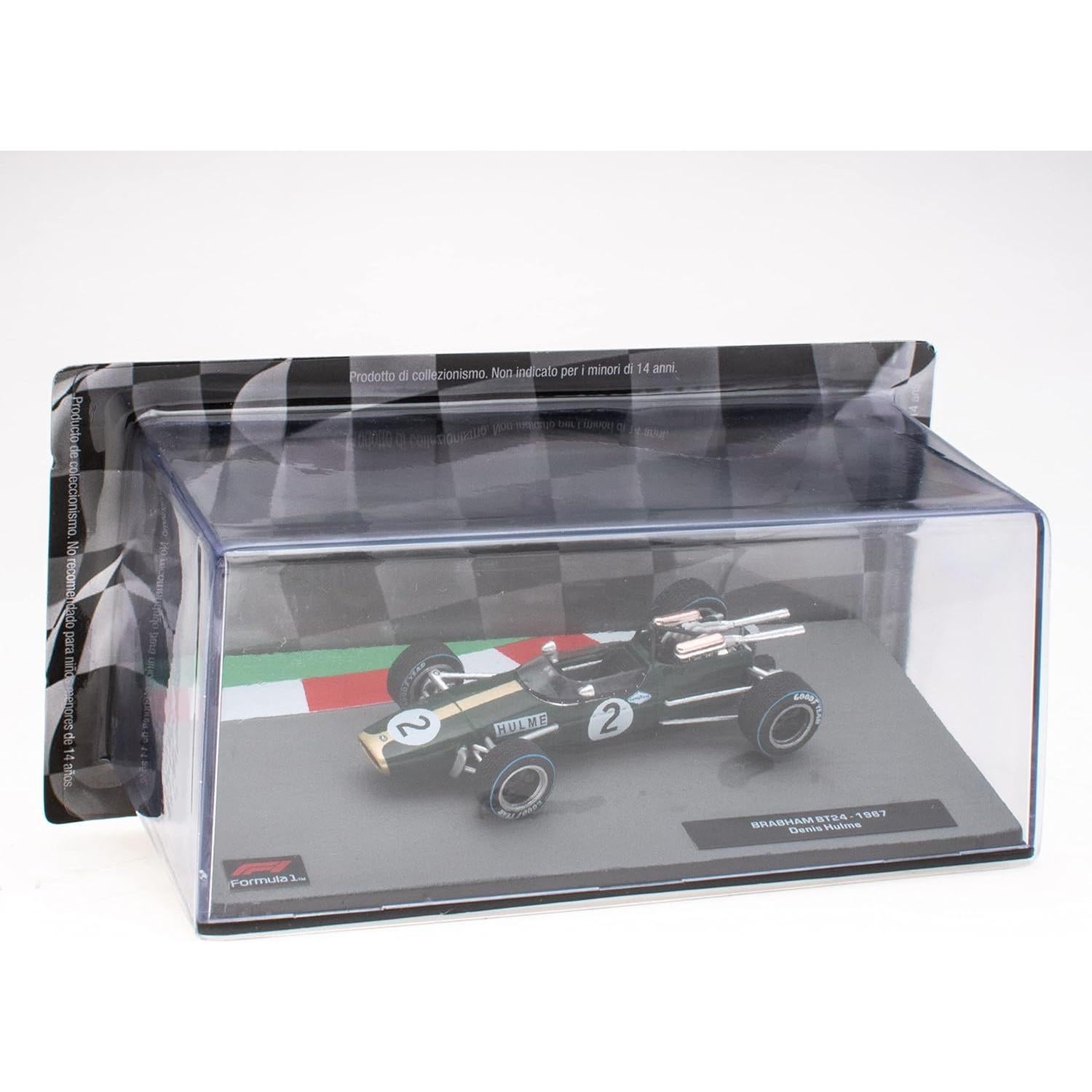 Coche en miniatura Fórmula 1 OPO 10 1/43 Brabham BT24 1967