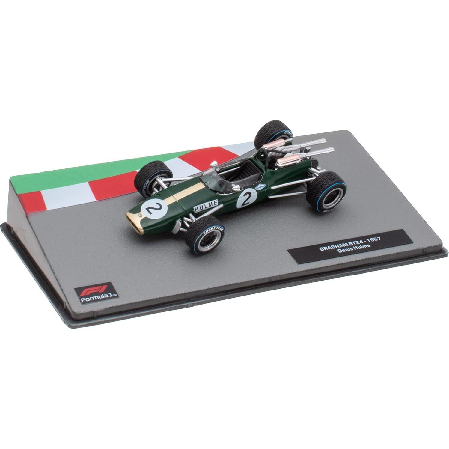 Coche en miniatura Fórmula 1 OPO 10 1/43 Brabham BT24 1967