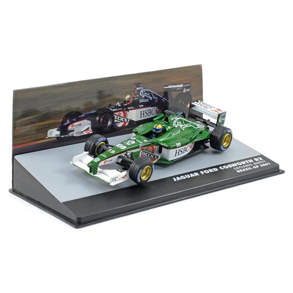 Coche de Fórmula 1 OPO 10 1/43 Jaguar Ford Cosworth 2001