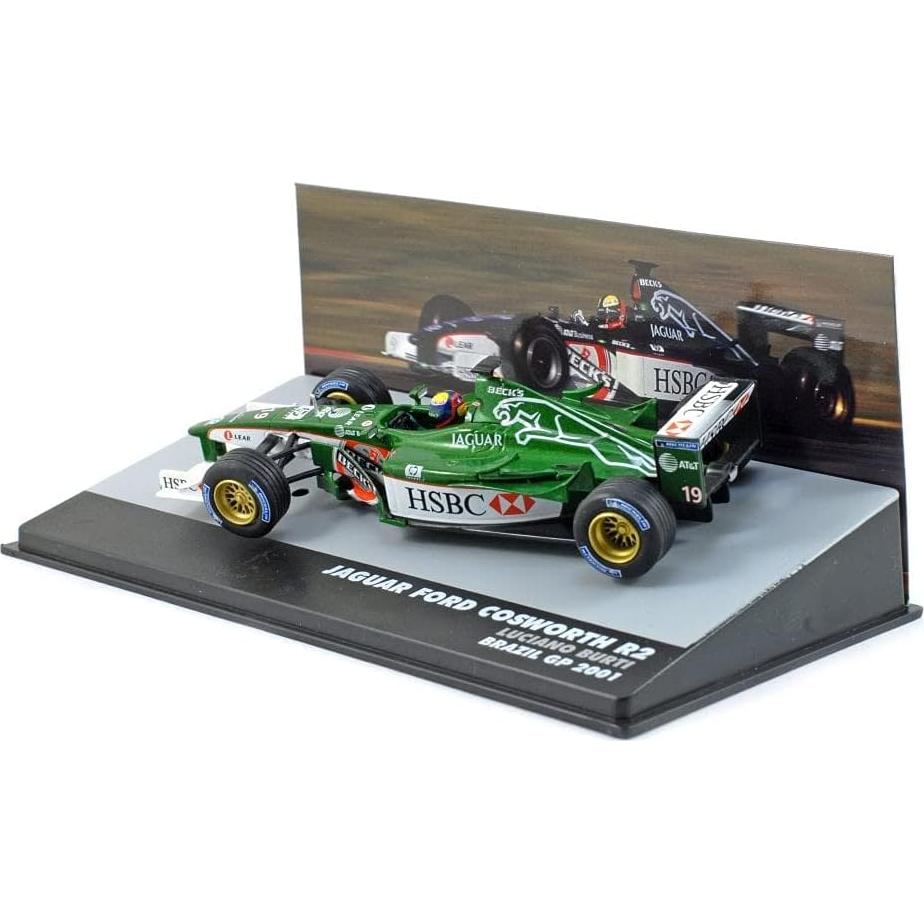 Coche de Fórmula 1 OPO 10 1/43 Jaguar Ford Cosworth 2001