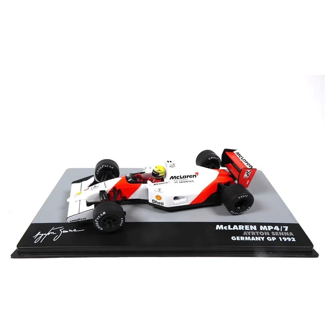 Coche de Fórmula 1 OPO 10 McLaren MP4/7 Ayrton Senna 1/43