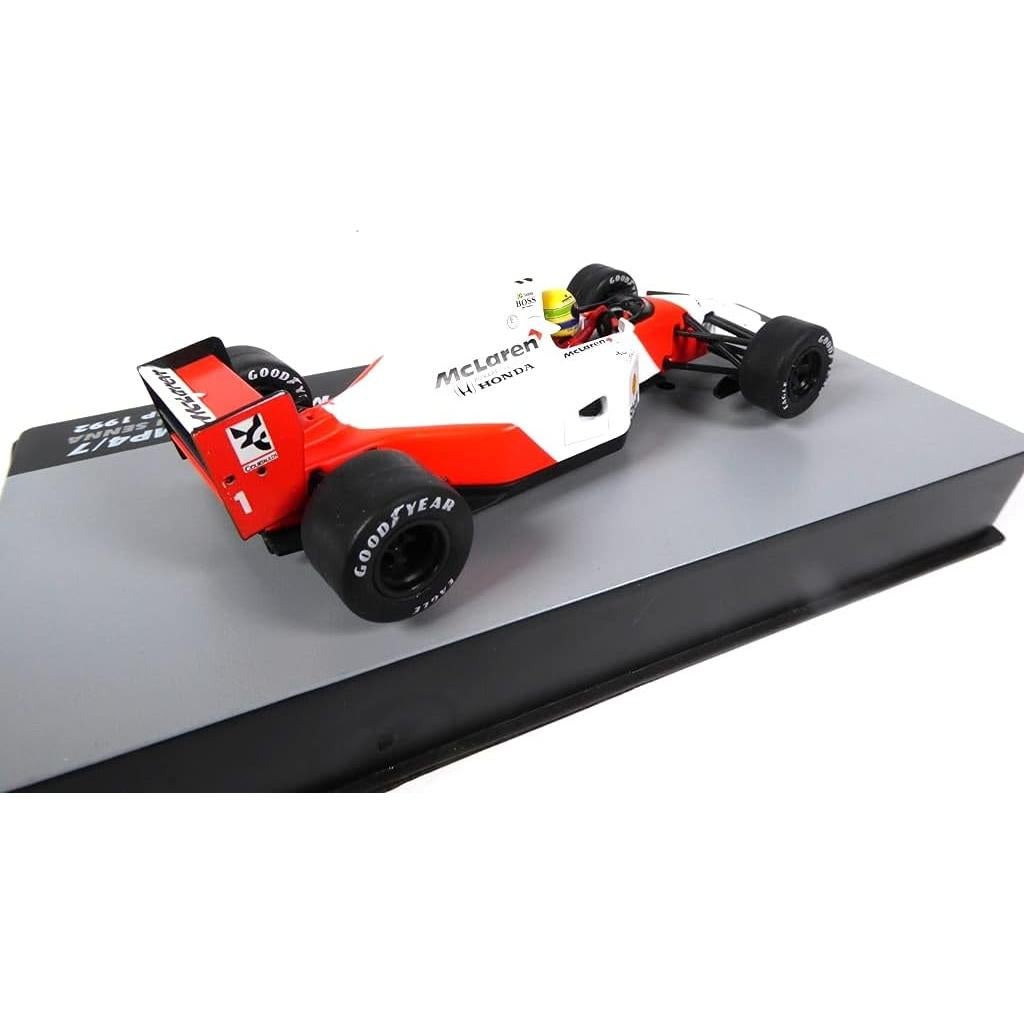 Coche de Fórmula 1 OPO 10 McLaren MP4/7 Ayrton Senna 1/43