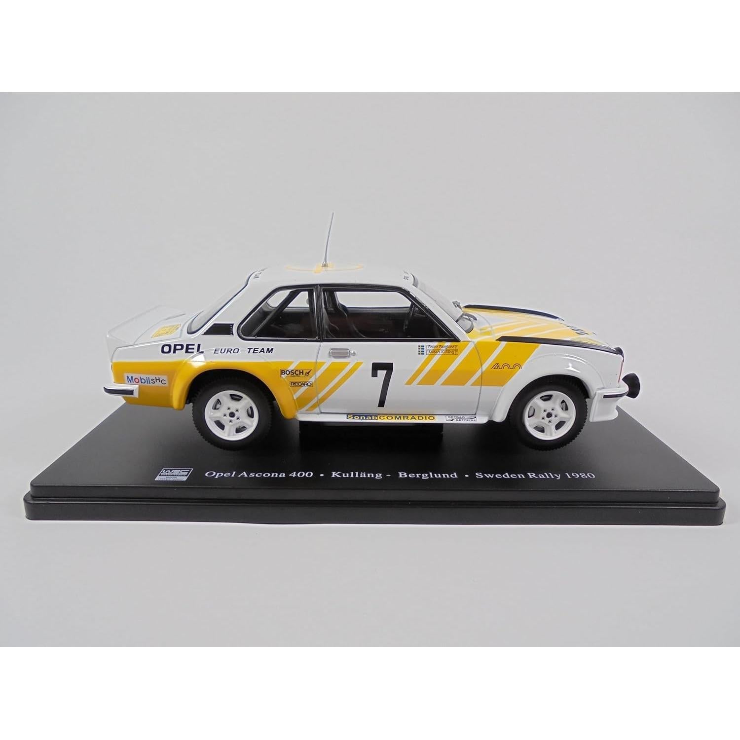 Coche a Escala 1:24 OPO 10 Opel Ascona 400 Rally 1980