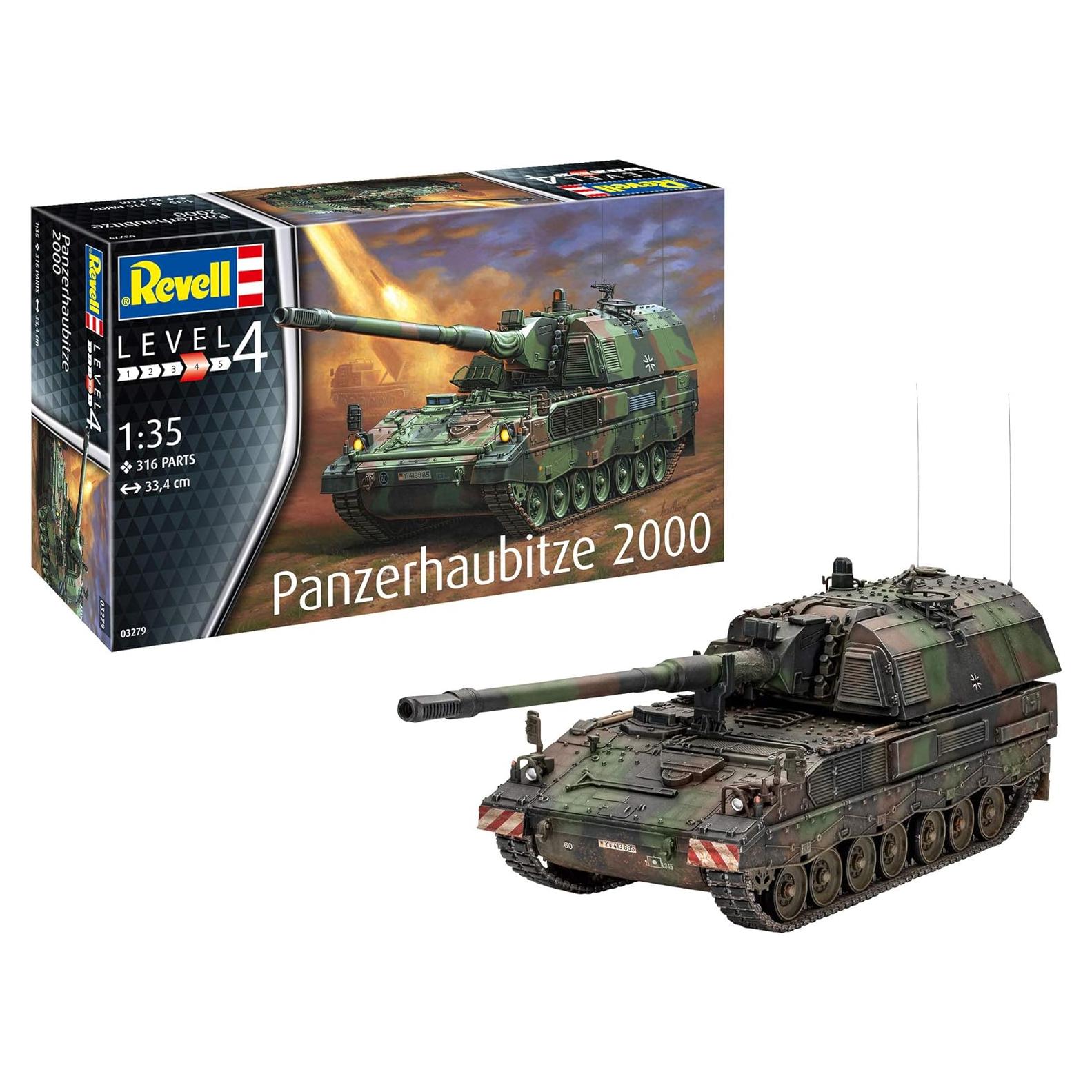 Kit de Modelo Revell Panzerhaubitze 2000 1:35 Sin Montar