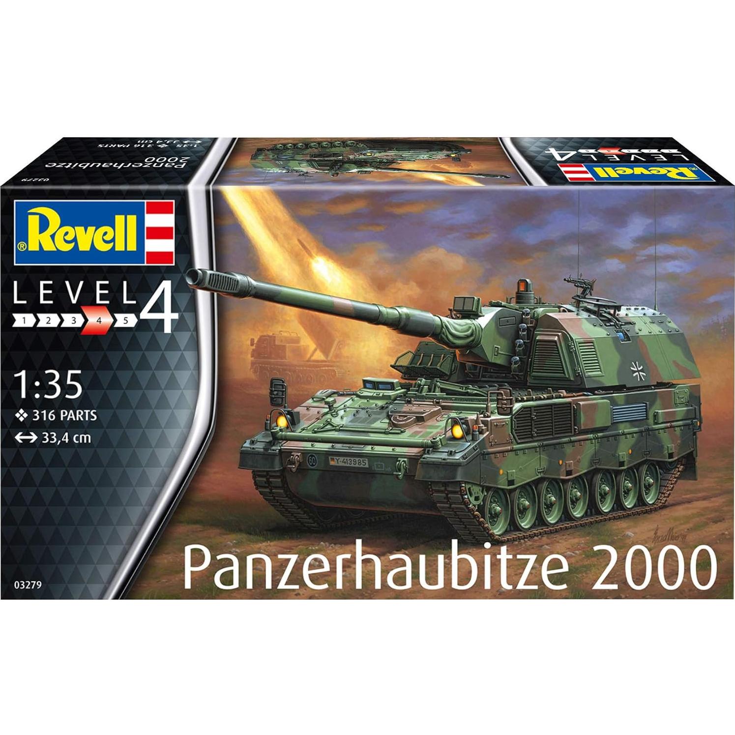 Kit de Modelo Revell Panzerhaubitze 2000 1:35 Sin Montar