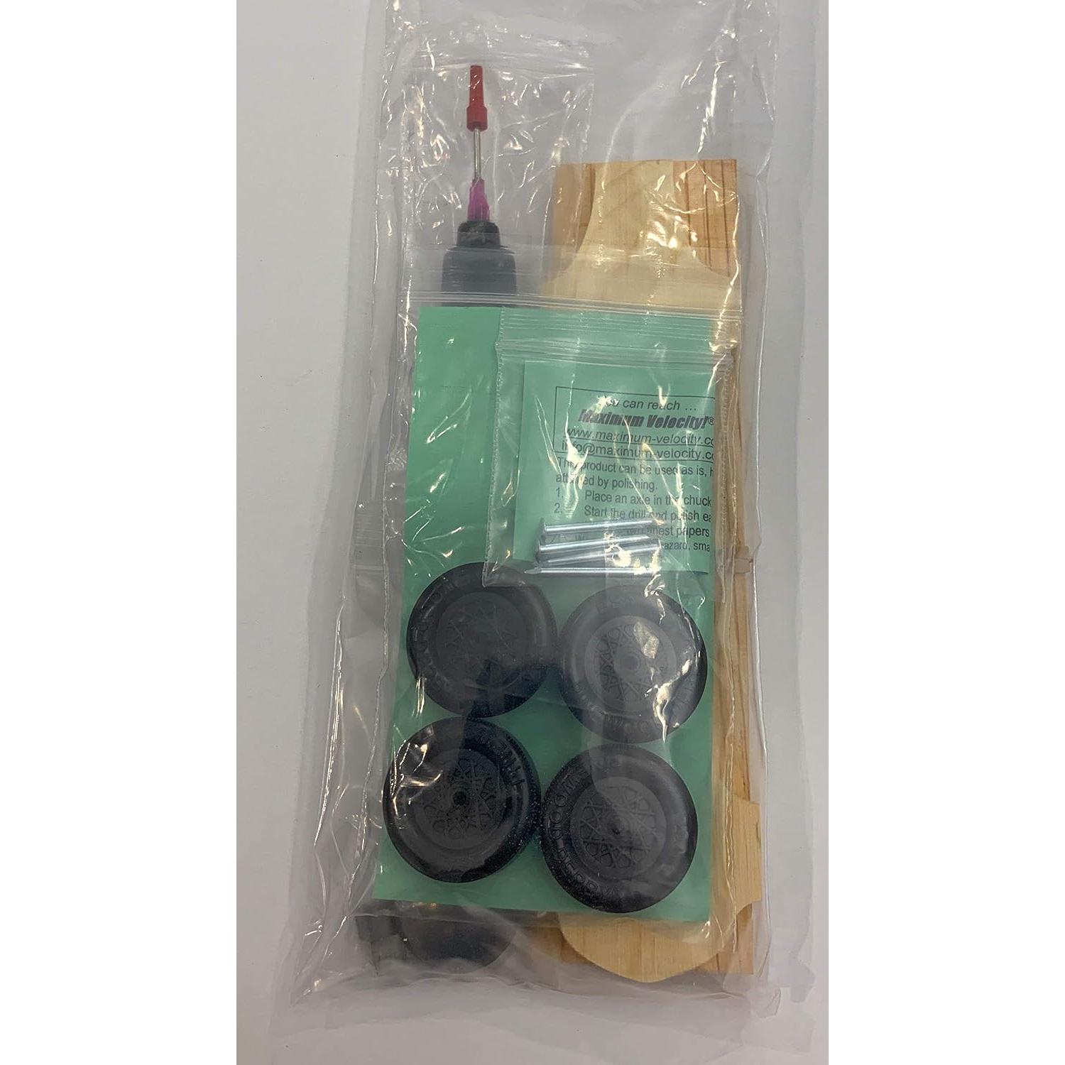 Kit de Coche Derby Madera Maxinator con Ruedas Scout y Tungsteno