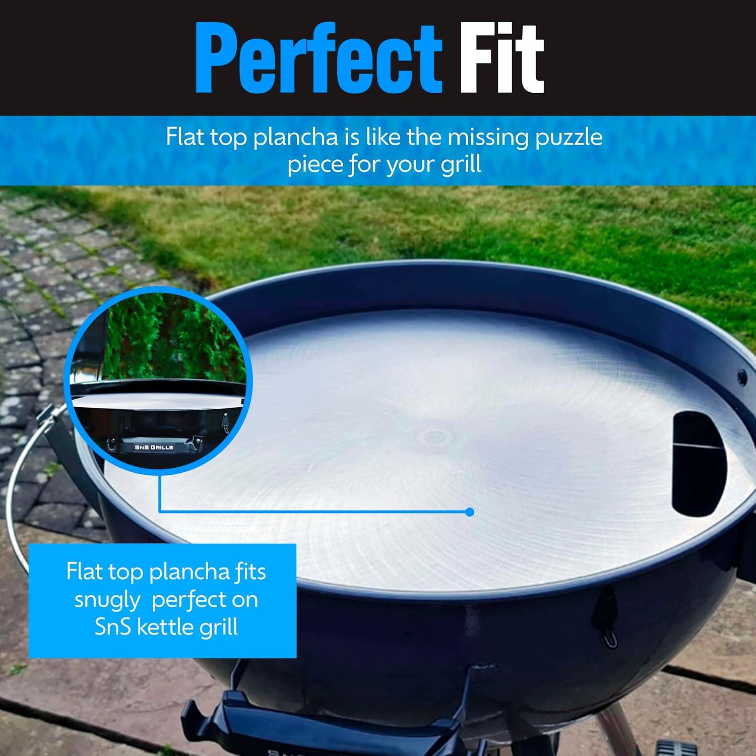 Plancha de Acero Carbono SnS Grills 45.72 cm para Asar