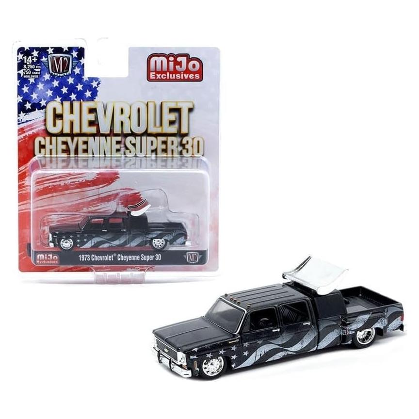 Modelo Diecast M2 Machines 1973 Chevrolet Cheyenne Super 1:64