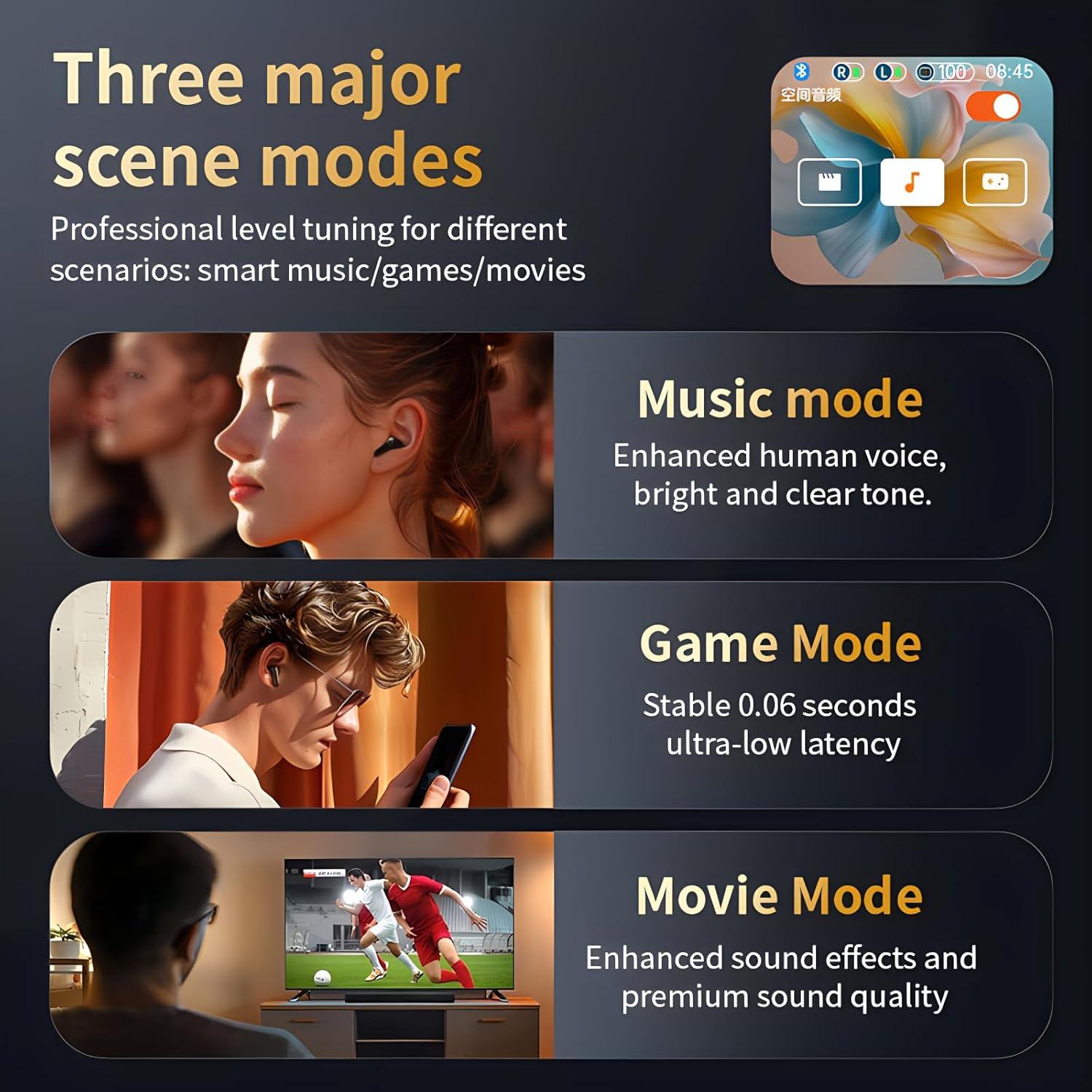 Auriculares Inalámbricos HORNORM LX10 ANC Bluetooth 5.0