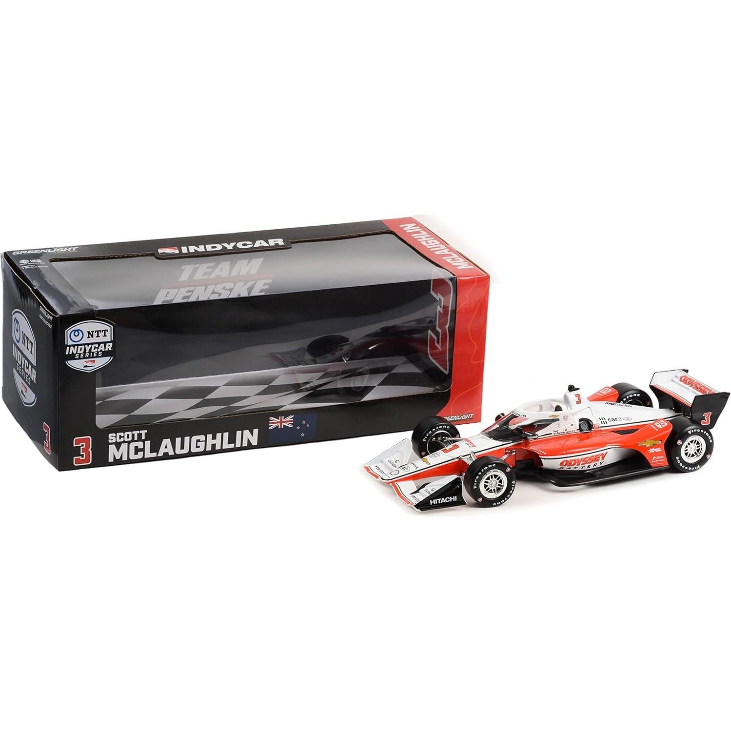 Modelo Dallara IndyCar #3 Scott McLaughlin Greenlight 1/18