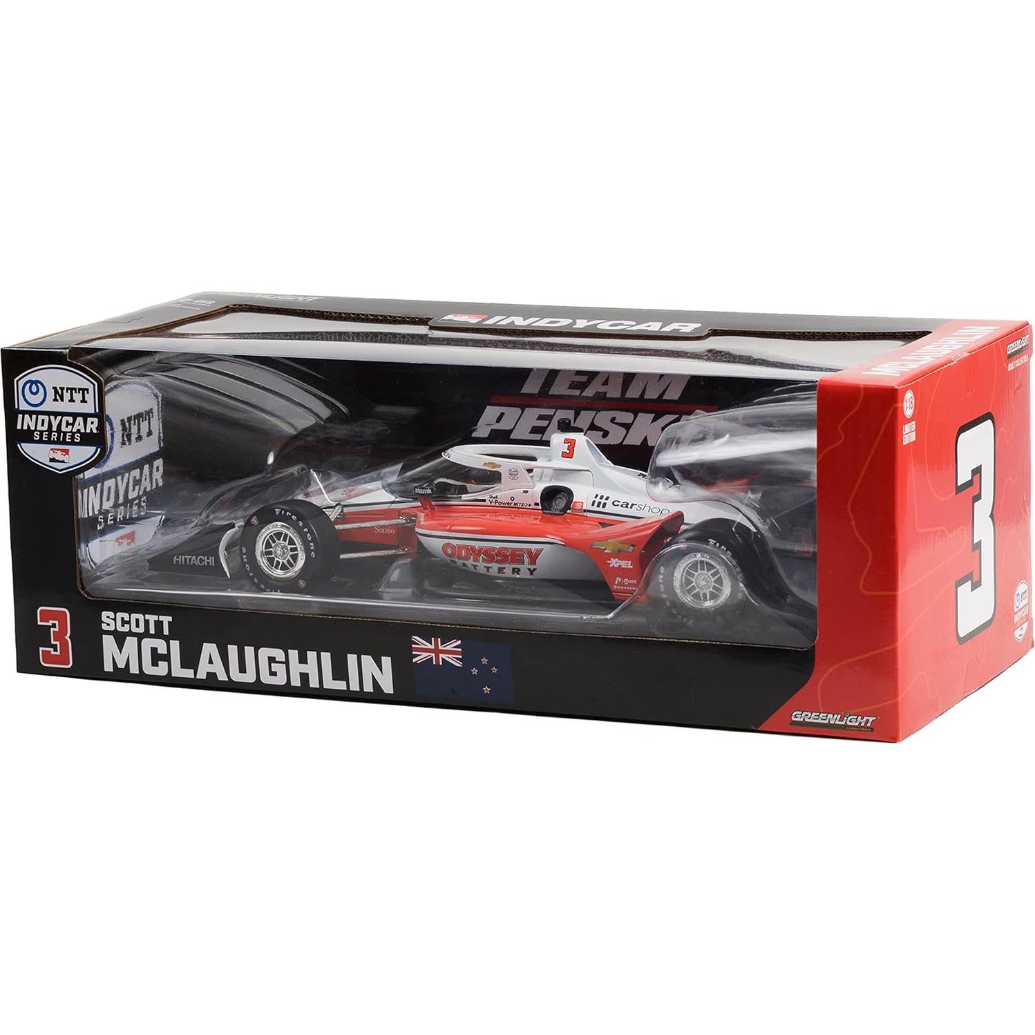 Modelo Dallara IndyCar #3 Scott McLaughlin Greenlight 1/18