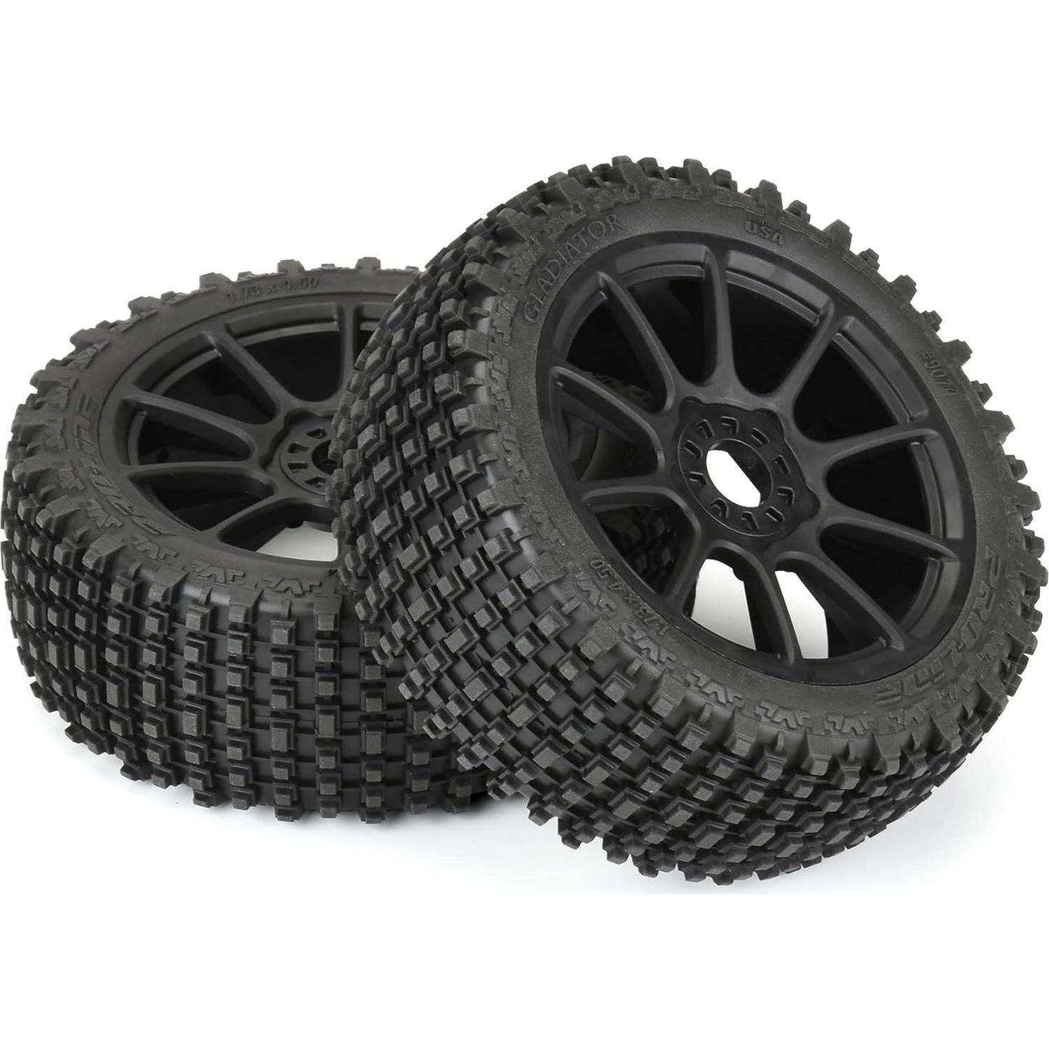 Neumáticos Pro-Line Gladiator M2 1/8 Buggy Montados Mach 10