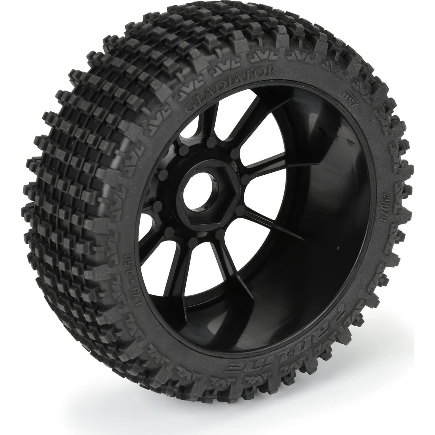 Neumáticos Pro-Line Gladiator M2 1/8 Buggy Montados Mach 10