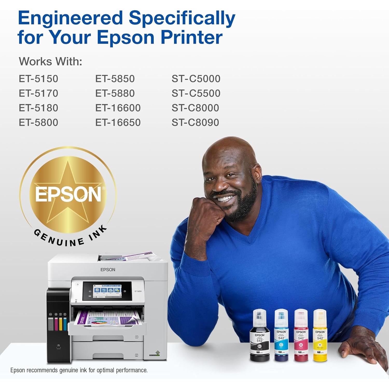 Tinta Epson EcoTank T542520-S Botella Ultra Alta Capacidad