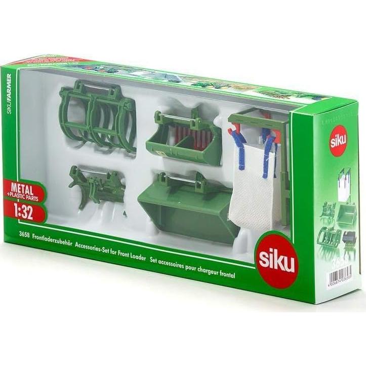 Set de Accesorios Cargador Frontal Siku 3658 5 Piezas 1:32