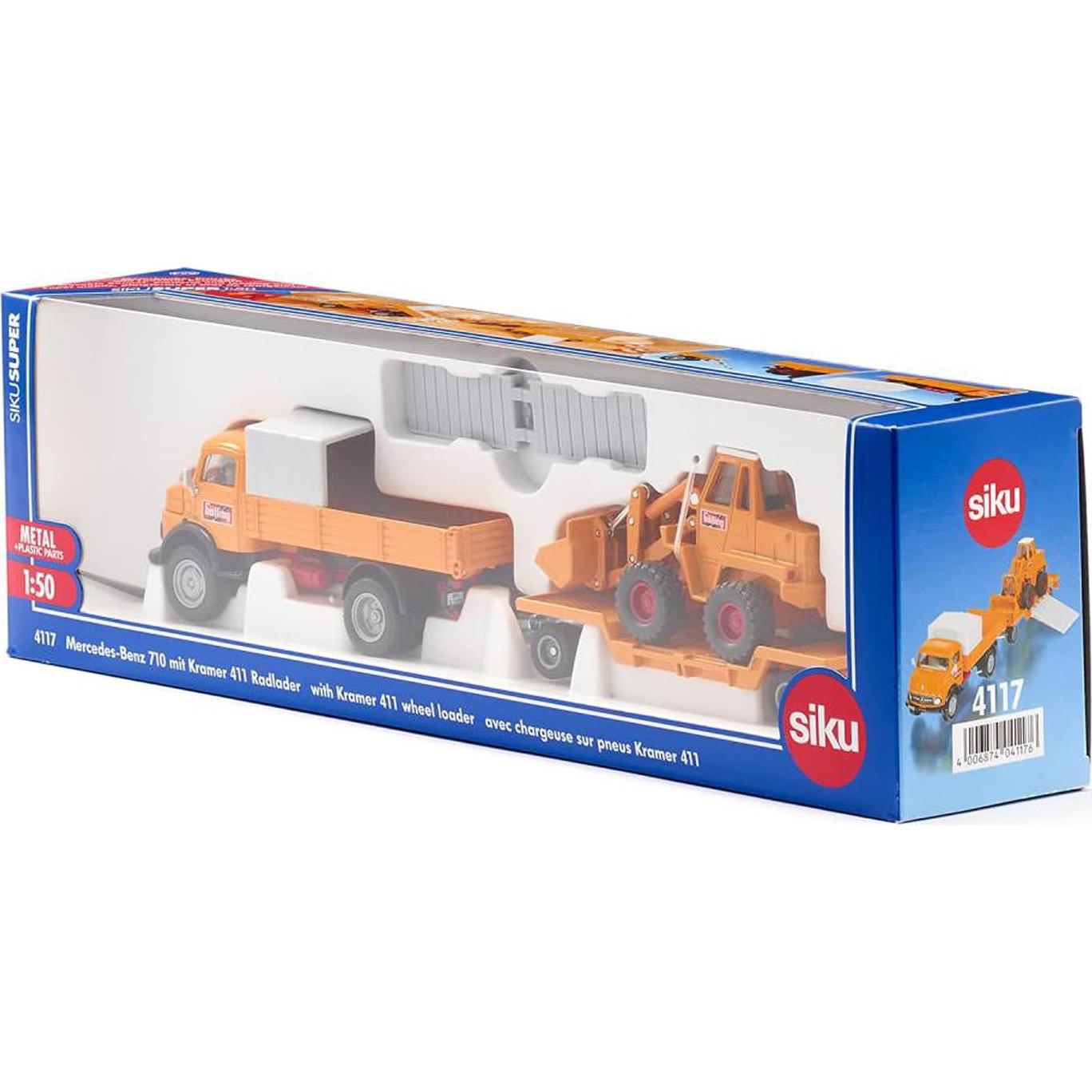 Set de Construcción Siku 4117 - Mercedes-Benz 710 y Cargadora Kramer 411