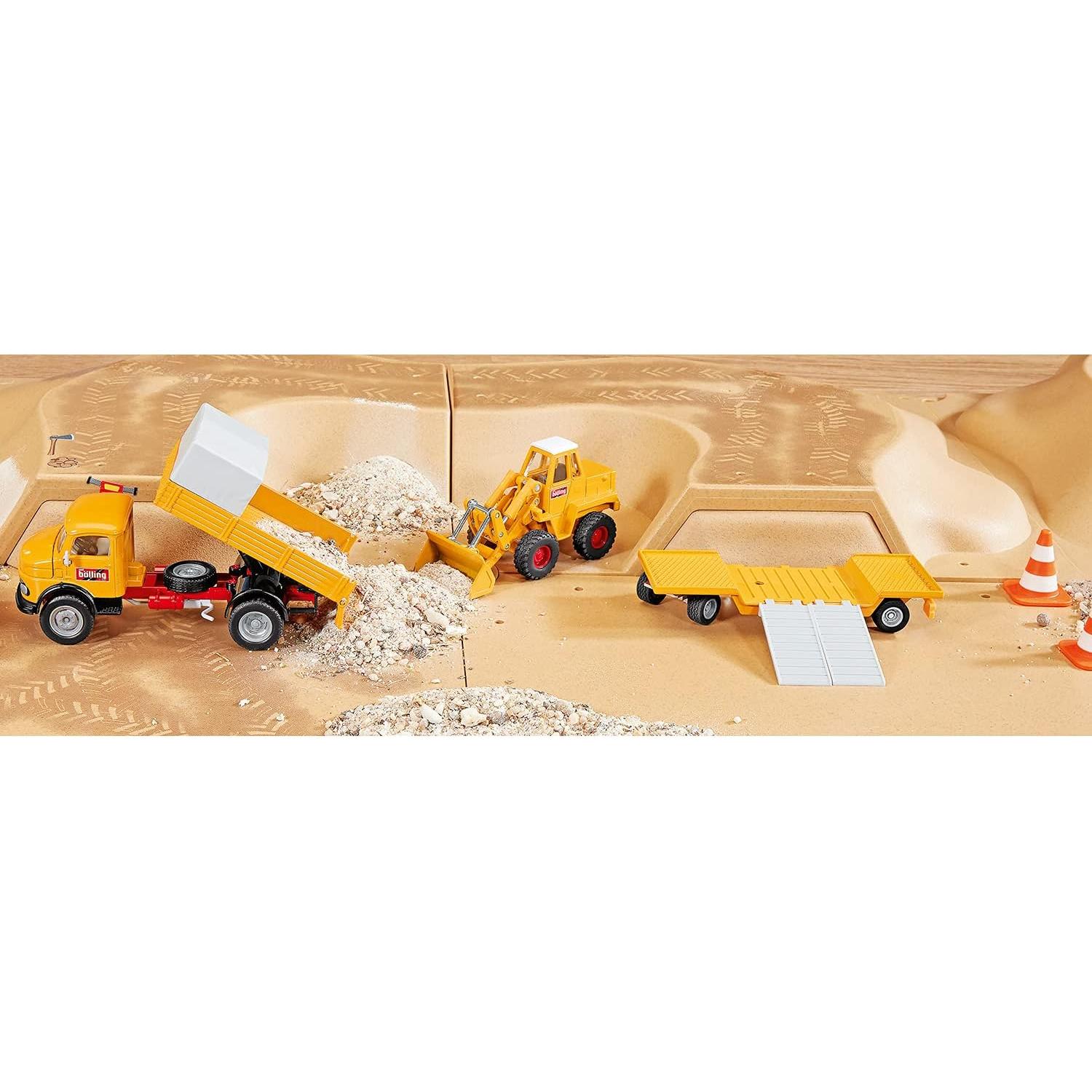 Set de Construcción Siku 4117 - Mercedes-Benz 710 y Cargadora Kramer 411