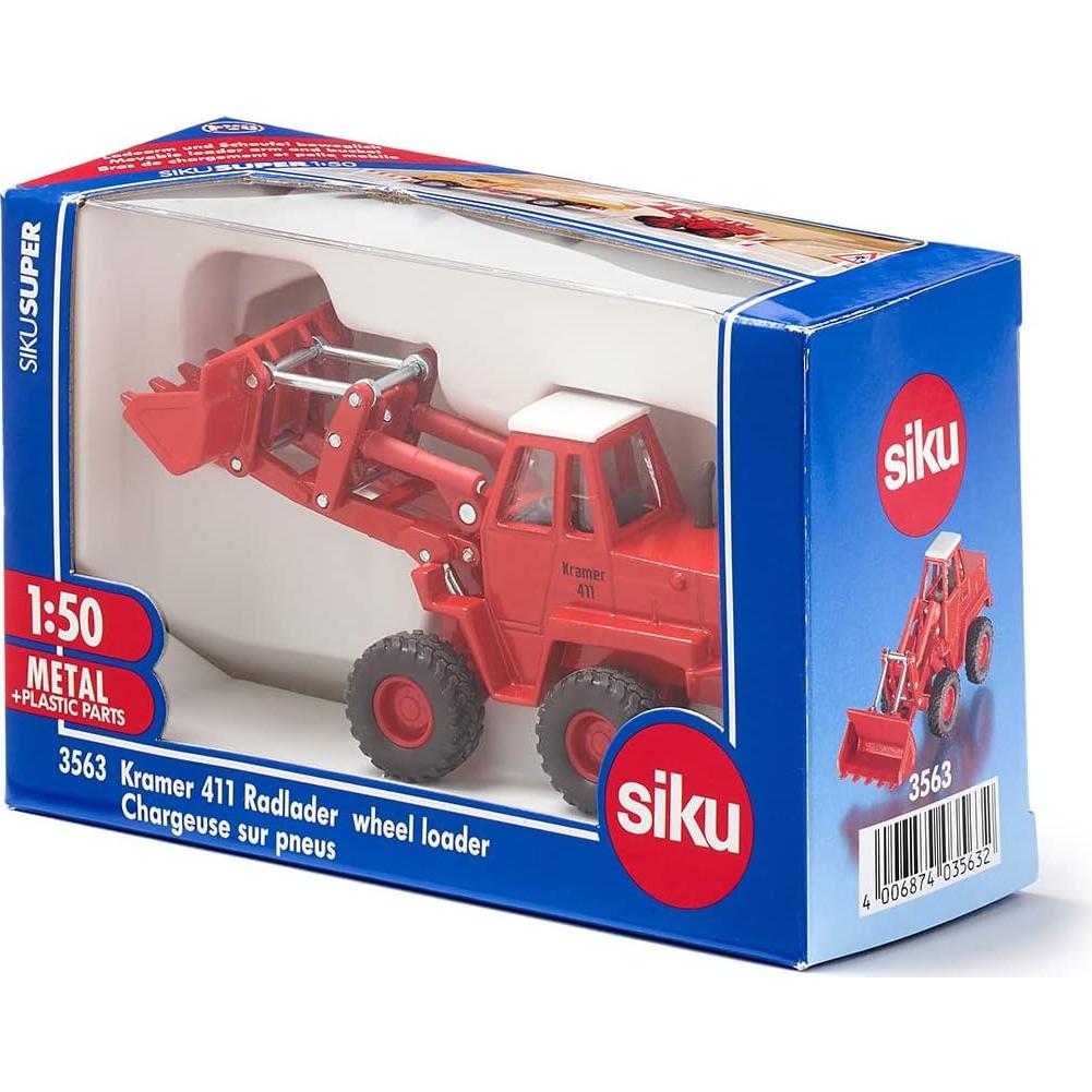 Cargadora de Ruedas Kramer 411 Siku 3563 Juguete 1:50 Metal
