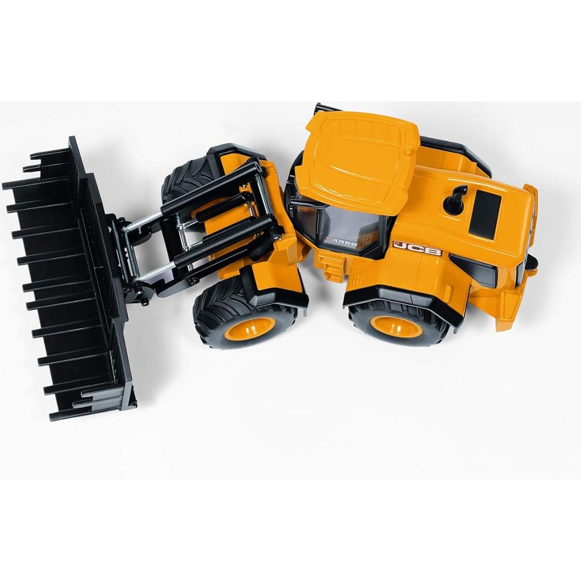 Cargadora de Ruedas JCB 435S Agri SIKU 1:32 Metal Naranja