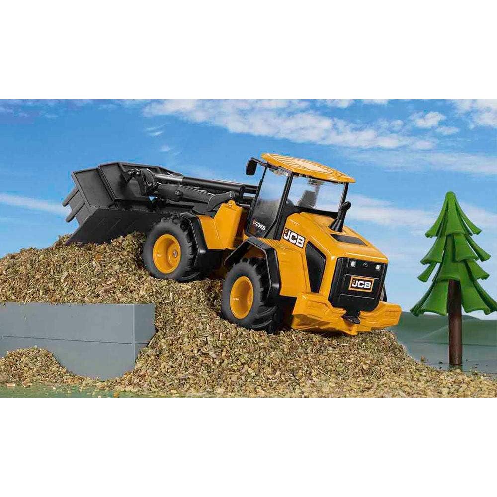 Cargadora de Ruedas JCB 435S Agri SIKU 1:32 Metal Naranja