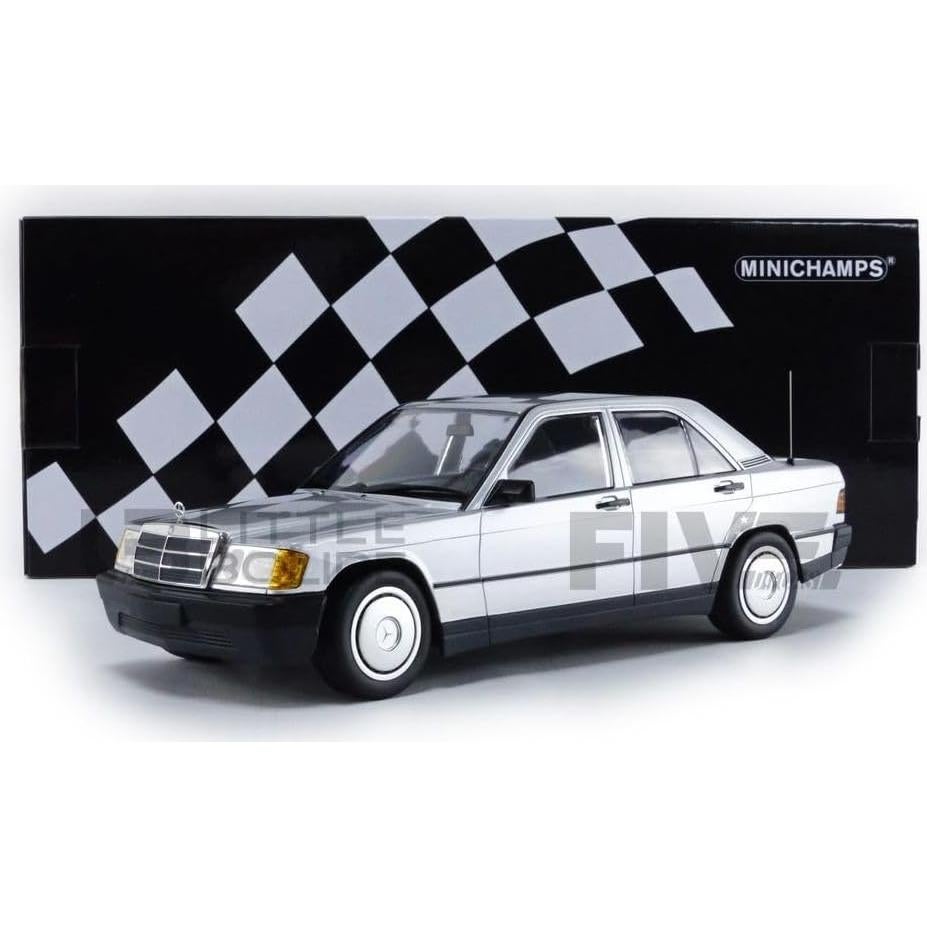 Coche de colección Minichamps Mercedes-Benz 190E 1982 Gris